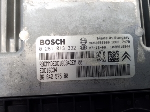 Peugeot 308 (2007–2015) Engine control unit 9664257580 - 4