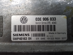 Volkswagen Polo IV (2001–2009) Motorsteuergerät 03E906033 - 4