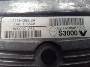 RENAULT Megane II (2002–2009) Vehicle starting system 8200321263 - 2