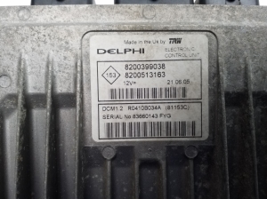 RENAULT Modus (2004–2012) Engine control unit 8200399038 - 2