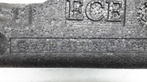 Mercedes Benz CLK-Class 209 (2002–2009) Eesmise kaitseraua absorber A2098850137 - 3