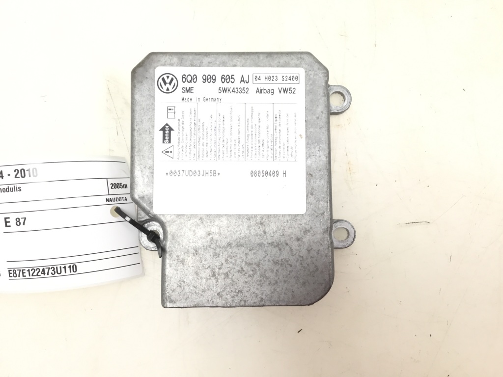 Used Volkswagen Caddy Airbag module 6Q0909605AJ