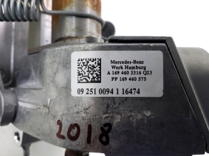 Mercedes Benz A-Class 169 (2004–2012) Steering shaft A1694603316 - 2