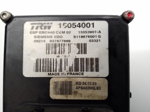 Peugeot 407 (2004–2010) ABS unit 15053901 - 2