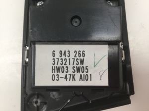BMW 5 SERIES E60 (2003–2010) Priekšējo durvju stikla slēdzis 6943266 - 3