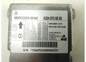 Mercedes Benz C-Class 204 (2007–2014) Turvapadja moodul A2048706826 - 2