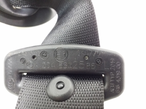 Mercedes Benz C-Class 204 (2007–2014) Eesmine turvavöö A2048602586 - 4