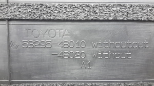 LEXUS RX (2003–2009) Kapotialune kate 5329548010 - 2