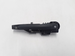 Front door external opening handle and its details