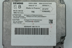 Peugeot 307 I (2000–2009) Airbagsteuergerät 9650109480 - 3