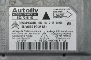 Citroen C4 (2004–2010) Airbagsteuergerät 9653493780 - 3