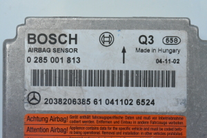Mercedes Benz CLK-Class 209 (2002–2009) Airbagsteuergerät 0285001813 - 2