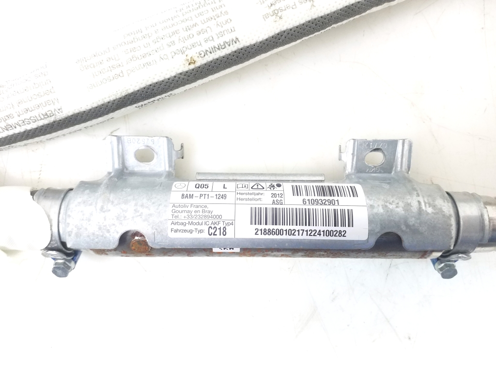 MERCEDES-BENZ CLS-Class C218 (2010-2017) Kreisās puses jumta gaisa spilvens A2188600102 20996411