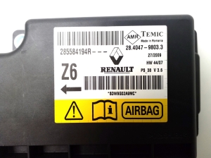 RENAULT Megane II (2002–2009) Airbagsteuergerät 285584194R - 2