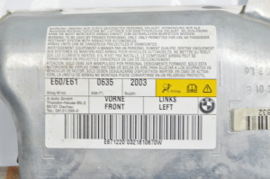BMW 5 SERIES E60 (2003–2010) Airbag für vordere Türen 601190401E - 4