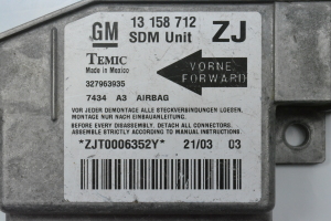 Opel Meriva (2003–2010) Airbagsteuergerät 13158712 - 2