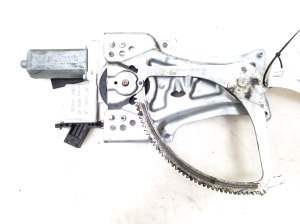 Front door window regulator and its parts
