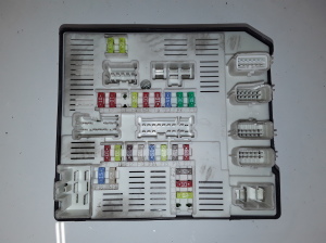   Fuse block holder under the hood 