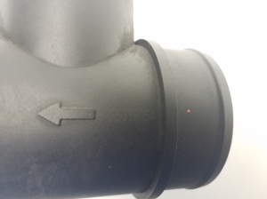 Opel Astra H (2004–2010) Luftmassenmesser 2535B054 - 4