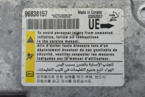Chevrolet Captiva (2006–2016) Airbagsteuergerät 96838157 - 2