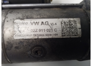 Skoda Fabia MK 1 (1999–2008) Starter 02Z911021C - 3