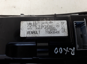 RENAULT Scenic (1996–2003) Heater control panel 7700435400 - 4