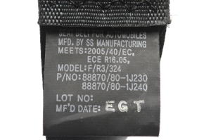 Hyundai i20 (2008–2014) Sicherheitsgurt vorne 88870801J230 - 3