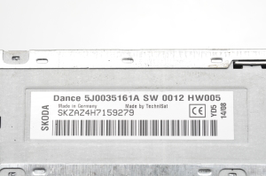 Skoda Fabia MK 2 (2007–2014) Radio (head unit) 5J0035161A - 5