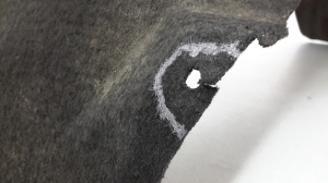 Mercedes Benz A-Class 169 (2004–2012) Rear wheel arch liner A1696904830 - 3