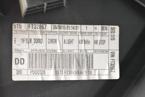 Ford Mondeo V (2014–2018) Esiukse polster DS7314E072 - 2