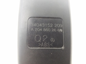 Mercedes Benz C-Class 204 (2007–2014) Tagaistme turvavöö lukk A2048602669 - 2