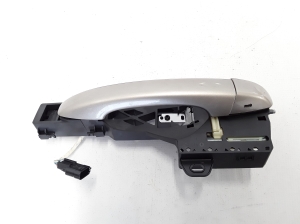 Front door external opening handle and its details