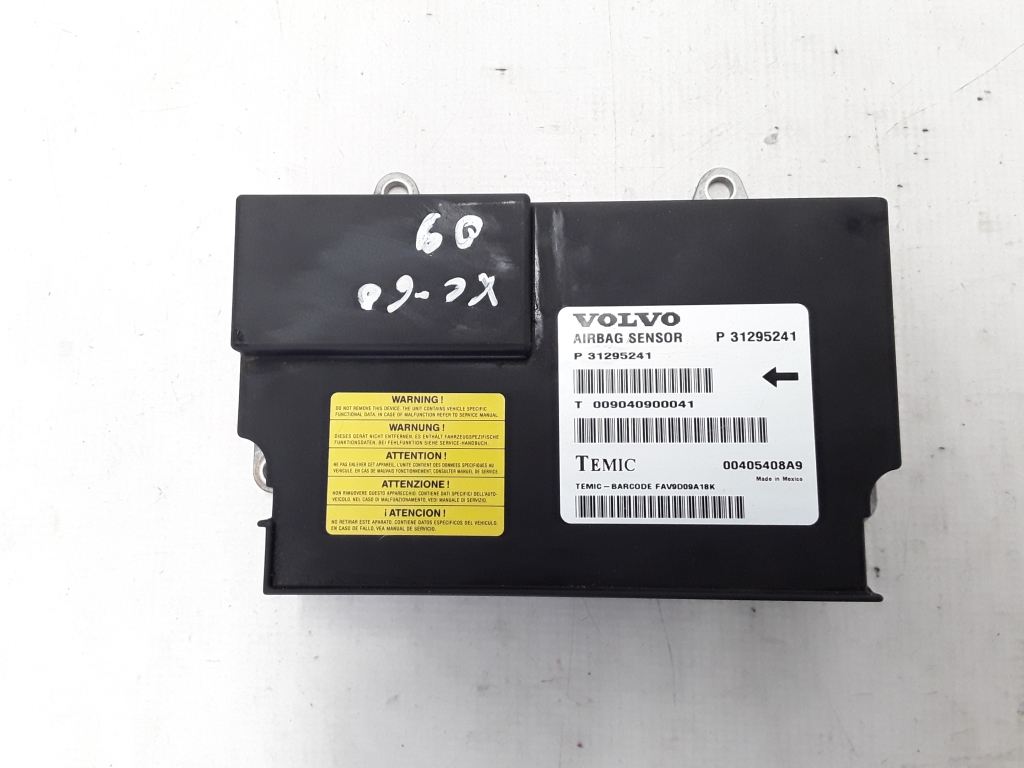 VOLVO XC60 1 generation (2008-2017) SRS vadības bloks 31295241 22309287