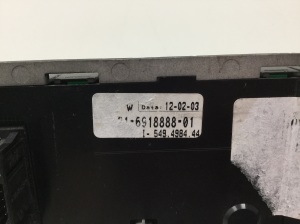 BMW 7 SERIJA E68 (2001–2008) Switch and its parts 6131691888801 - 2