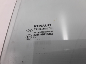RENAULT Twingo II (2007–2014) Priekšējo durvju stikls 8200385967 - 2