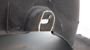 Mercedes Benz A-Class 168 (1997–2004) Rear wheel arch liner A1686985830 - 6