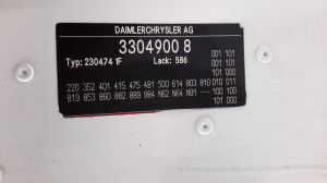 Mercedes Benz SL-Class 230 (2001–2012) Motorhaube - 3