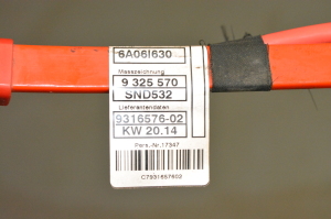 BMW 4 SERIES F82 (2013–2020) Câble positif 9316576 - 3