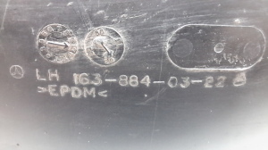 Mercedes Benz ML-Class 163 (1998–2005) Aizmugurējais apakšspārns A1638840322 - 2