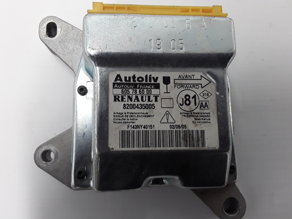 RENAULT Espace 4 generation (2002-2014) SRS Control Unit 8200435005 22310634