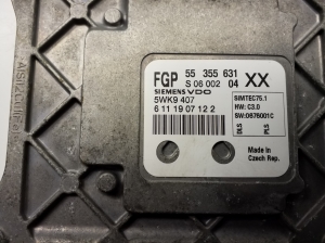 Opel Vectra C (2002–2008) Engine control unit 55355631 - 3