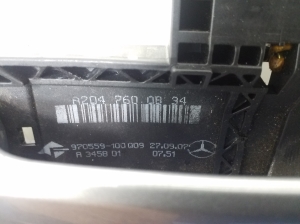 Mercedes Benz C-Class 204 (2007–2014) Rear side door exterior handle and its parts - 2