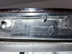 RENAULT Modus (2004–2012) Eckleuchte hinten 8200658413R - 2