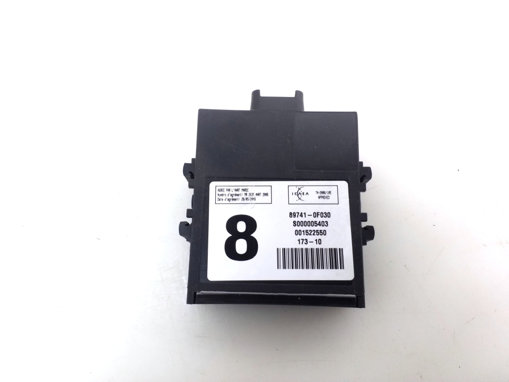 TOYOTA Verso 1 generation (2009-2015) Relays 897410F030 21003600