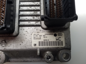 Opel Corsa C (2000–2006) Motorsteuergerät 55354328 - 3