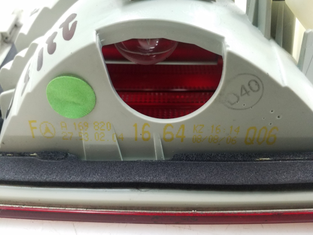 MERCEDES-BENZ B-Class W245 (2005-2011) Right Side Tailgate Taillight A1698201664 21003837