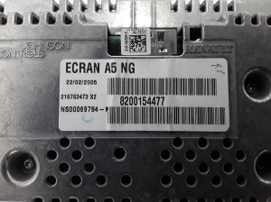 RENAULT Espace IV (2002–2014) Bildschirm 8200154477 - 3