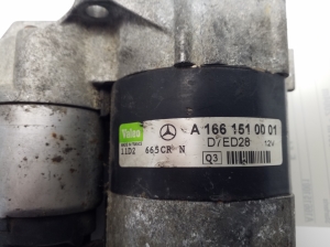 Mercedes Benz A-Class 168 (1997–2004) Starter A166151001 - 2