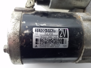 Opel Agila B (2008–2015) Anlasser 3110051K00 - 2