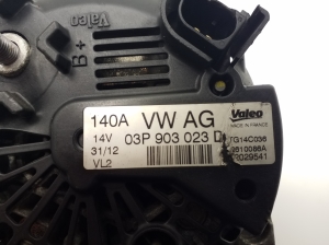 Volkswagen Polo V (2009–2017) Lichtmaschine 03P903023D - 5